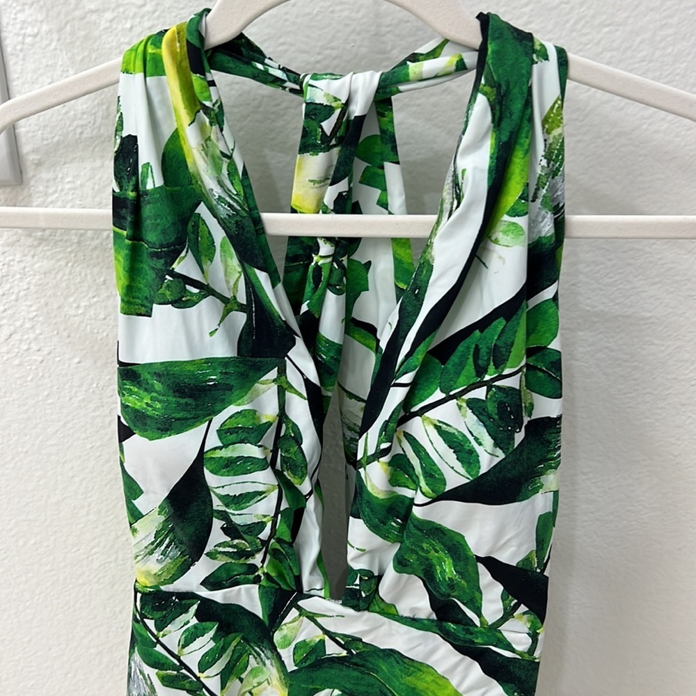 NEW Green Tropical Piece One Piece Swimsuit - Picture 2 of 13